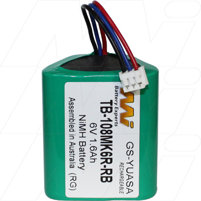 MI Battery Experts TB-108MK6R-RB
